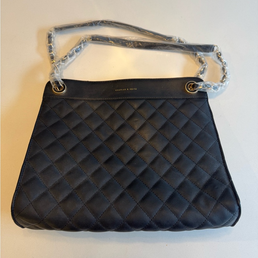 Charles & Keith Quilted Shoulder Bag